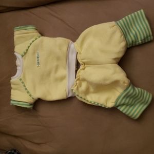 Cabbage Patch Clothes Yellow Sweatsuit